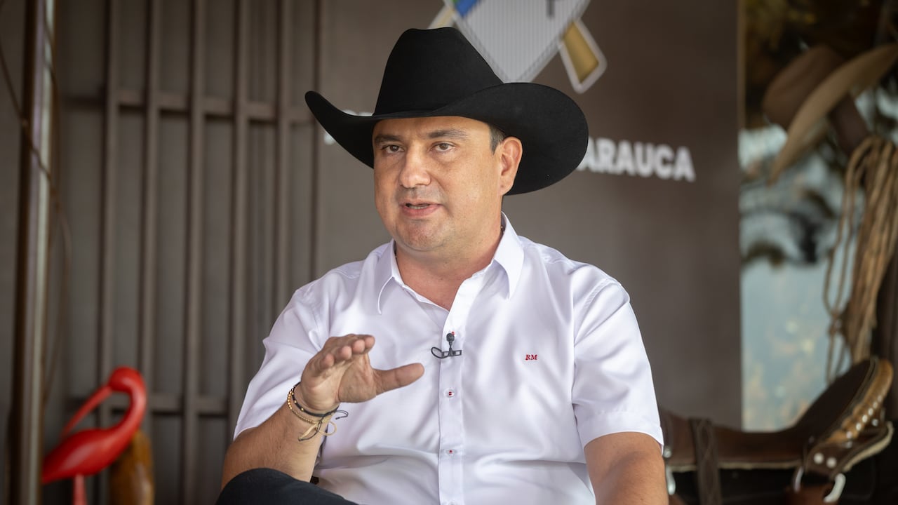 Renson Martínez Prada, gobernador de Arauca, en El Debate de SEMANA.