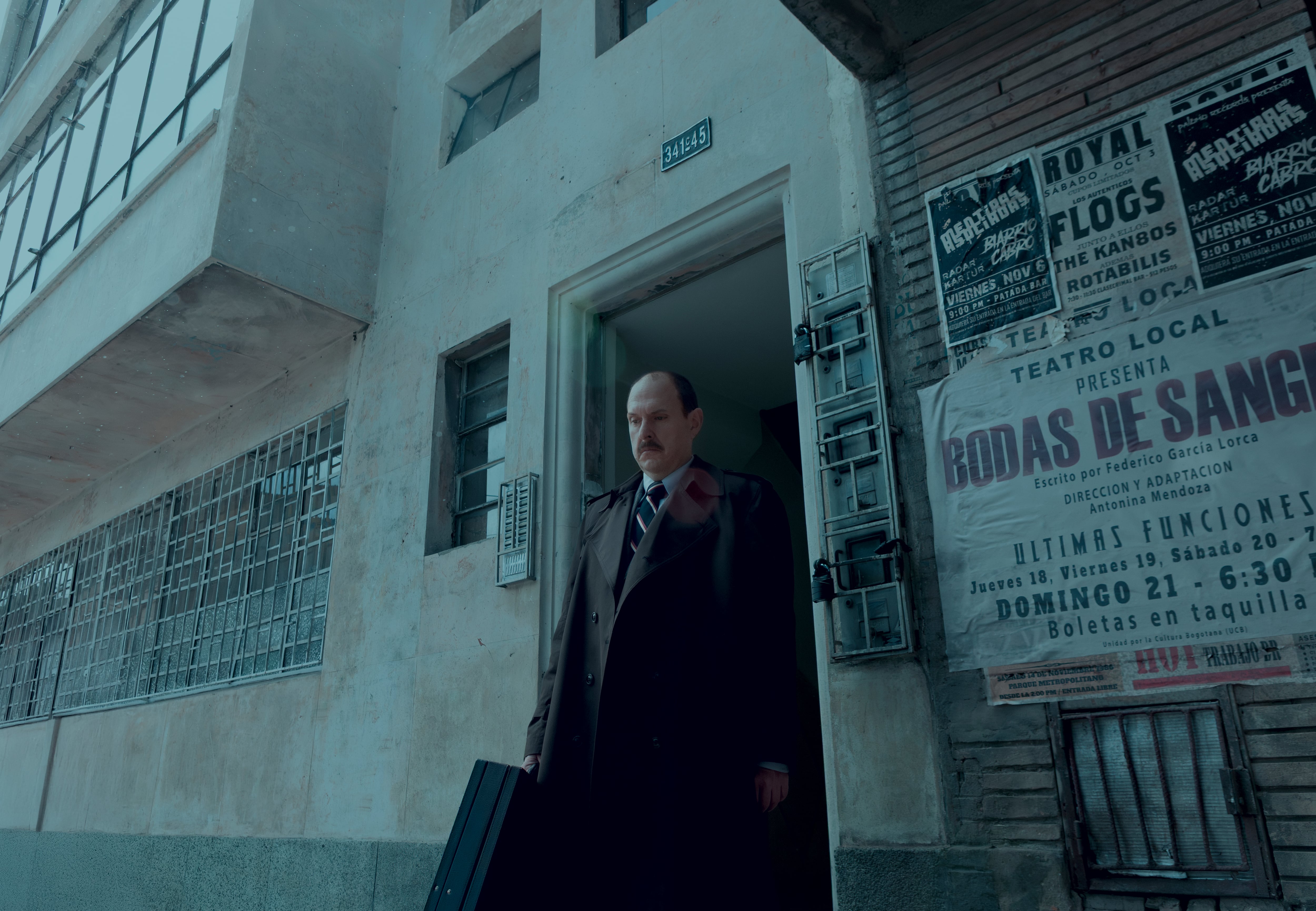 Estado de Fuga. Andrés Parra como Jeremías en Estado de Fuga. Cr. Mauro González / Netflix © 2025