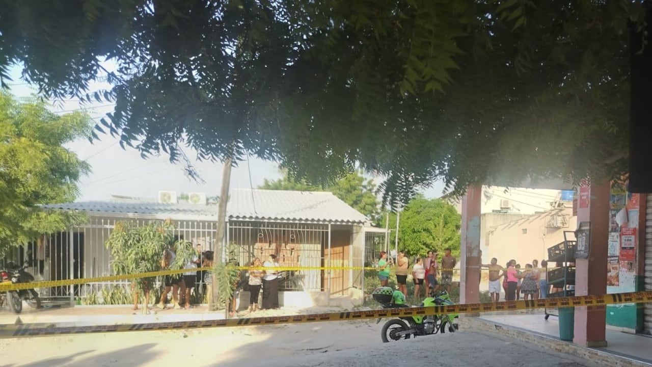 Sitio del asesinato en Malambo, Atlántico.