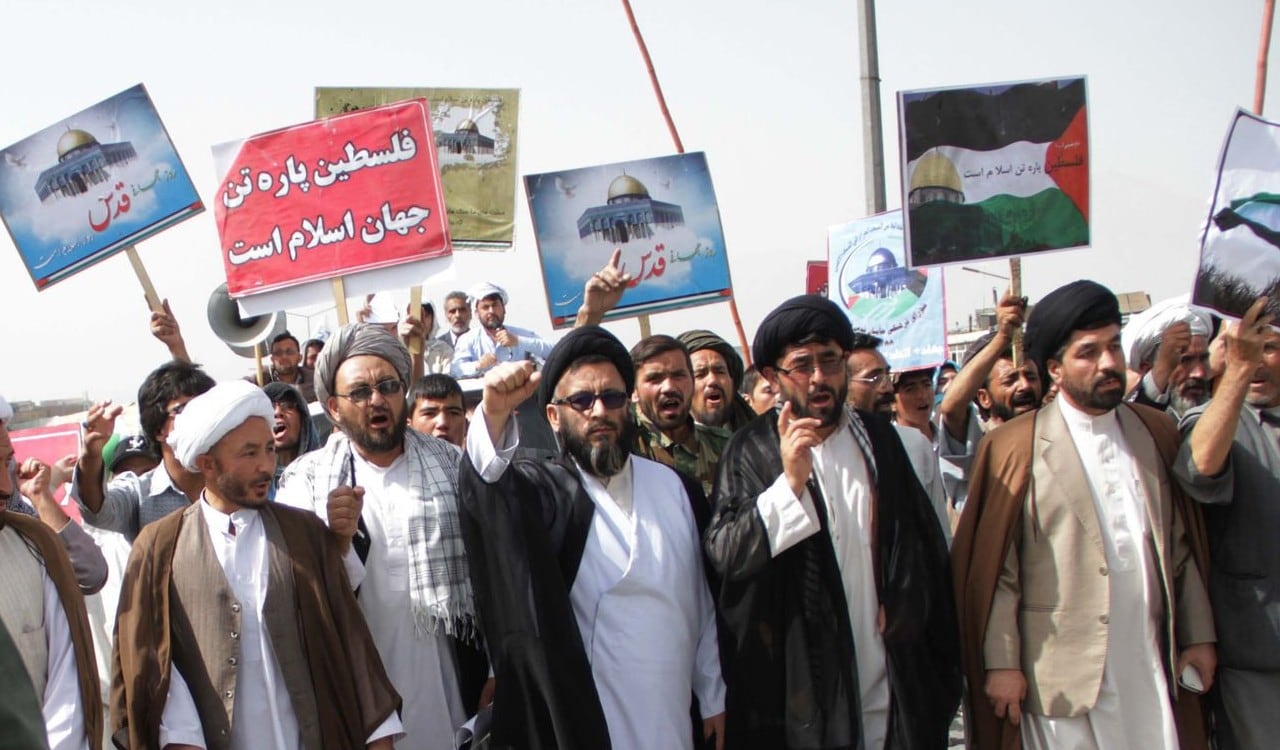 En Afganistán apoyan a Palestina y critican la posición de Israel