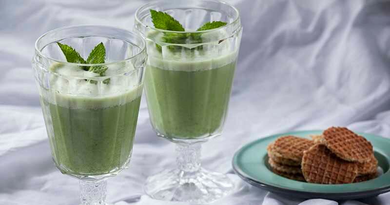 Batido de matcha 