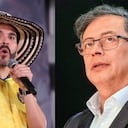 De izquierda a derecha: Abelardo De La Espriella y Gustavo Petro.