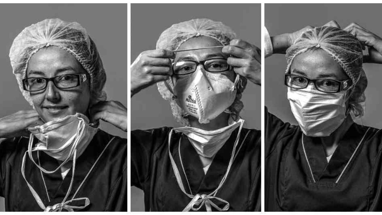 Jennifer Tegua tiene 30 años y es enfermera del Hospital San José en Bogotá.