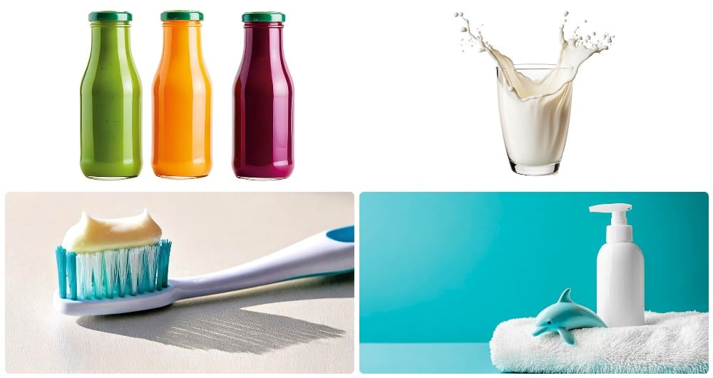 Top of mind de niños en jugos, leches, cremas dentales y jabones.