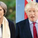 Theresa May Primera (Ministra del Reino Unido), Boris Johnson (Ministro de Asuntos Exteriores del Reino Unido).