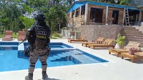 La Casa Comando donde alias Naín y La Bebecita ofrecían fiestas a los cabecillas de los Conquistadores de la Sierra.