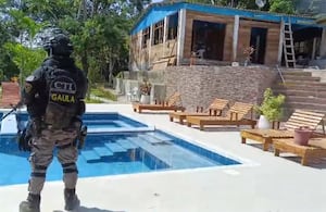 La Casa Comando donde alias Naín y La Bebecita ofrecían fiestas a los cabecillas de los Conquistadores de la Sierra.