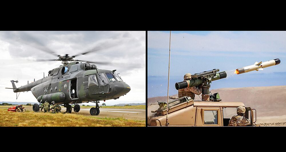 Los fusiles Galil, los misiles Spike y los helicópteros MI 17 han tenido problemas de mantenimiento por decisiones del Gobierno y por el recorte del presupuesto. 