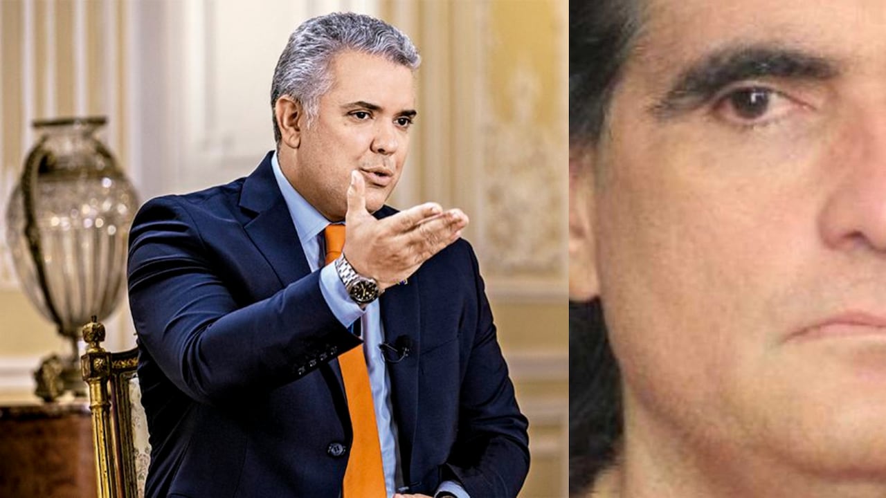 Iván Duque presidente de Colombia y Álex Saab