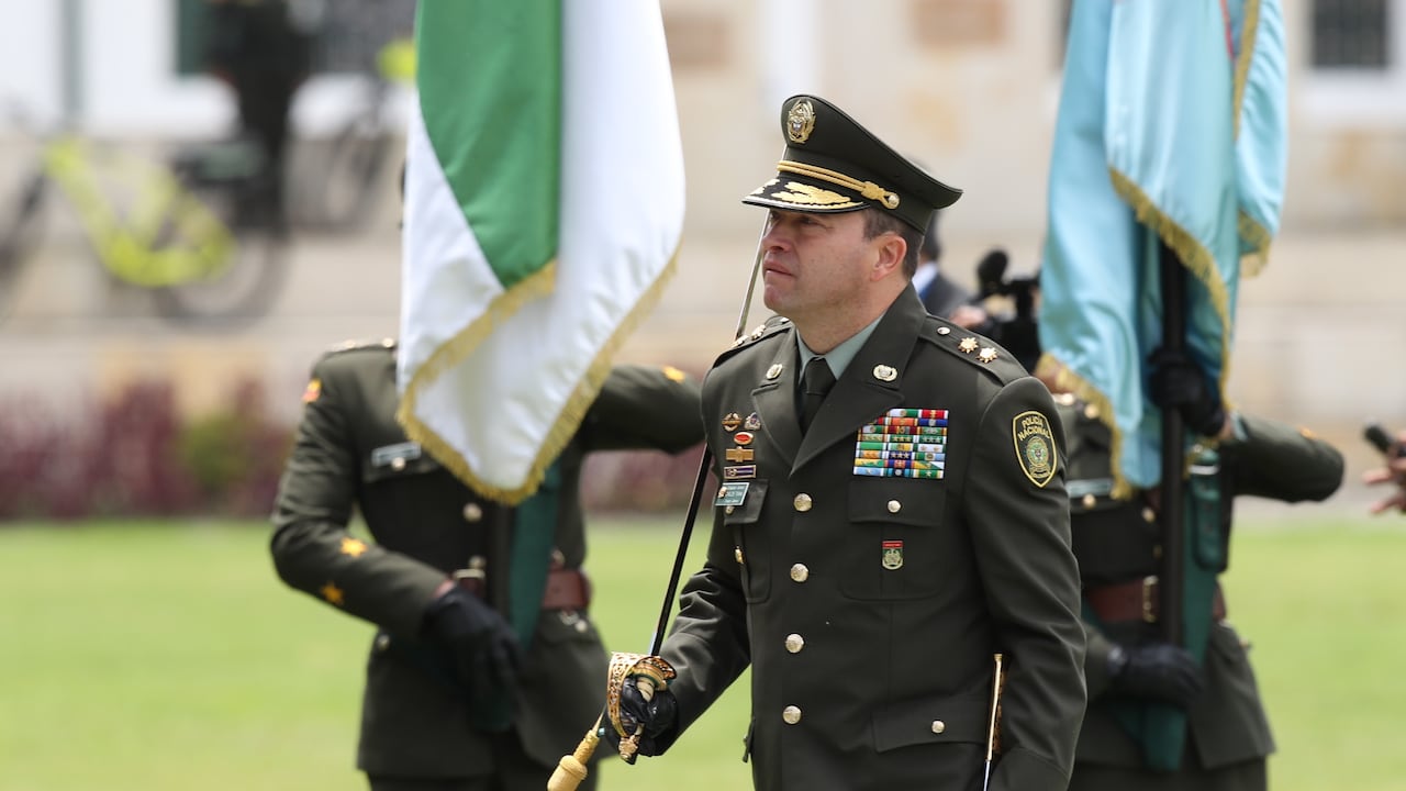 Ceremonia de presentación del director general de la Policía Nacional, brigadier general Carlos Fernando Triana Beltrán.