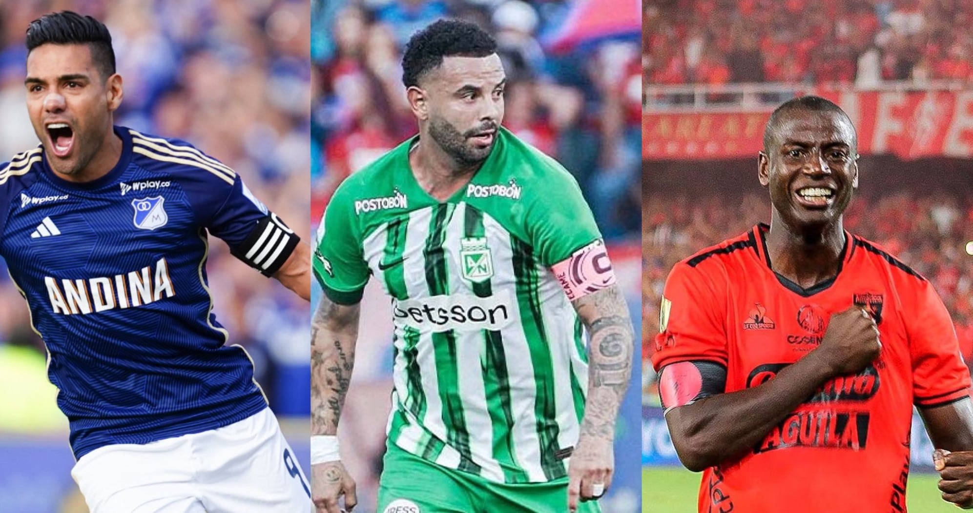 Las estrellas del fútbol profesional colombiano juegan su último partido de Cuadrangulares este domingo.