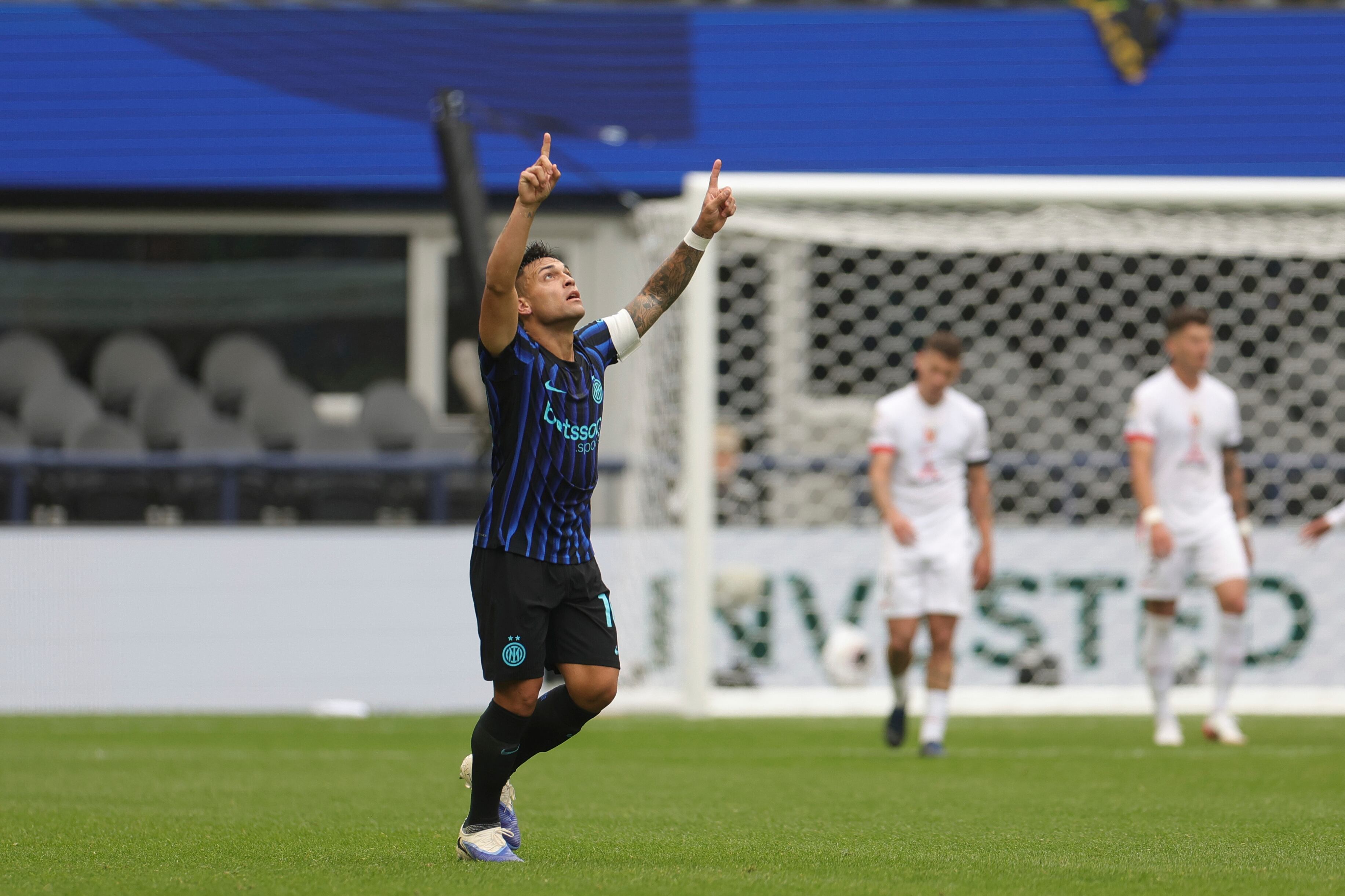 Lautaro Martínez también se reportó con gol para Inter de Milán.