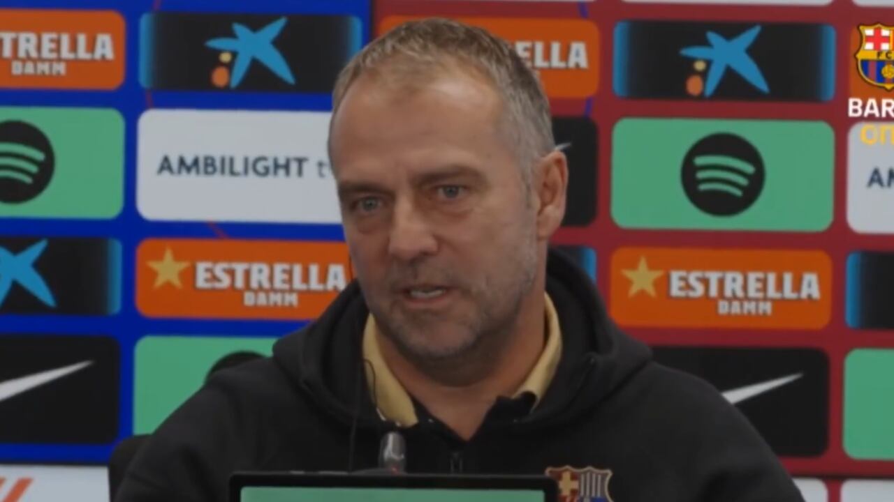Hansi Flick, técnico del Barcelona