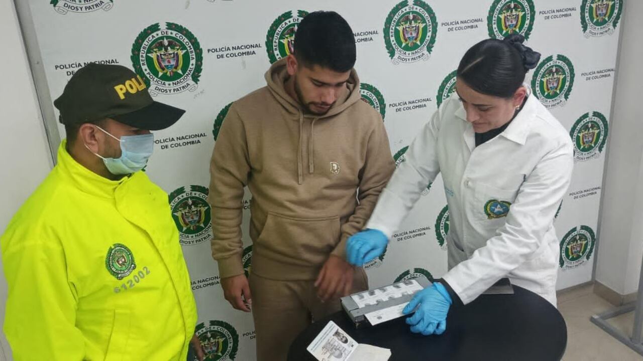 Momento de la reseña a Sebastián Meneses, hijo de alias Don Mario.