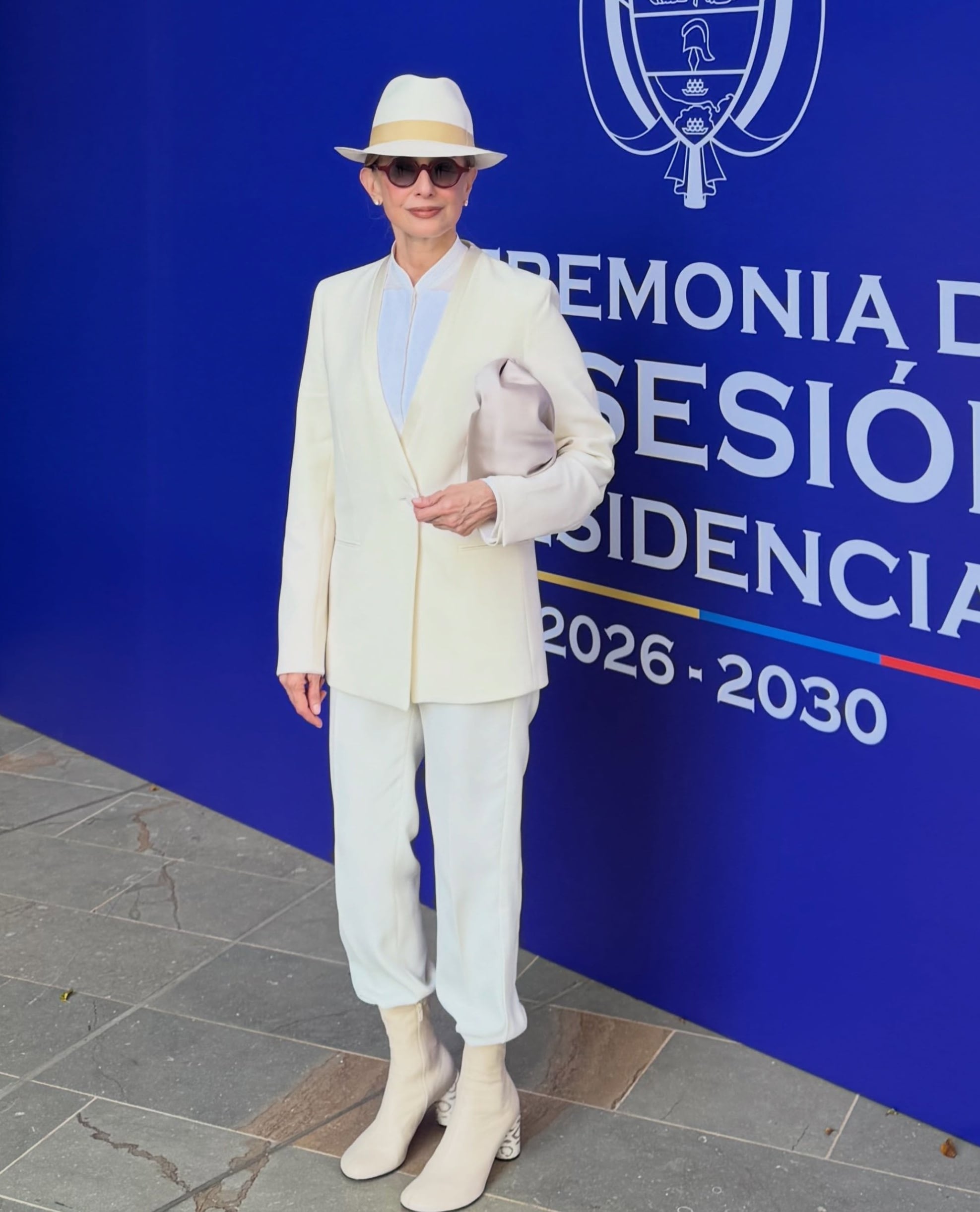 Silvia Tcherassi en la posesión presidencial