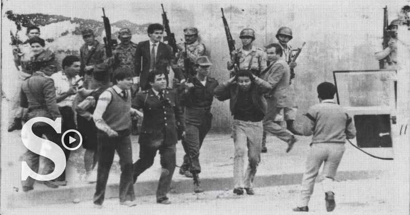 Imágenes de la toma del Palacio de Justicia por parte del M-19