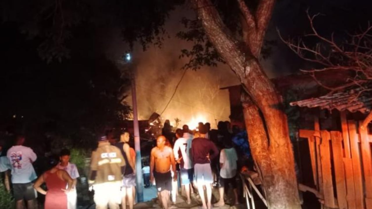 Incendio en Cartagena, Bolívar.