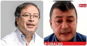Gustavo Petro y Cesar Giraldo