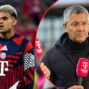 Luis Díaz y Herbert Hainer, presidente del Bayern Múnich que sigue confiando en la capacidad goleadora del colombiano.