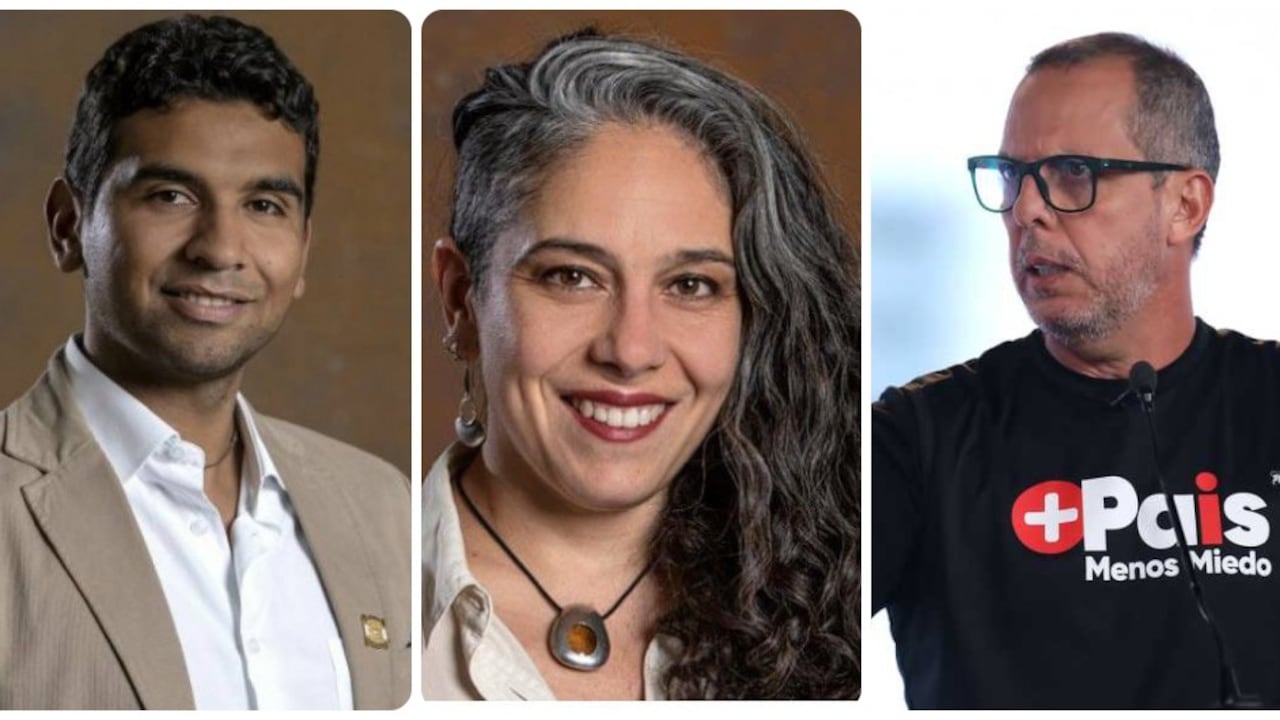 David Racero, María José Pizarro y Alfredo Saade