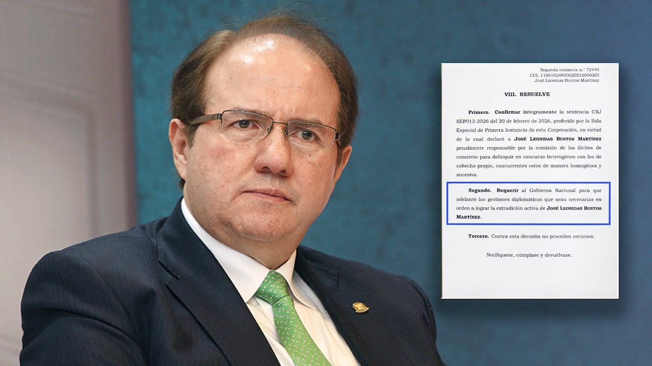 Corte Suprema le pide al gobierno de Abelardo De La Espriella que gestione la extradición del exmagistrado Leonidas Bustos
