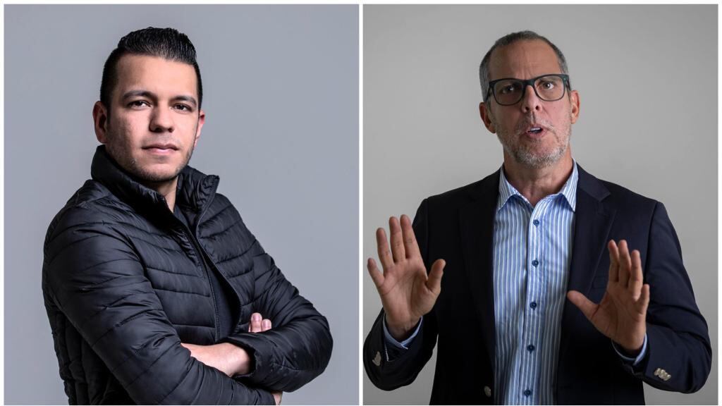 Jota Pe Hernández y Alfredo Saade