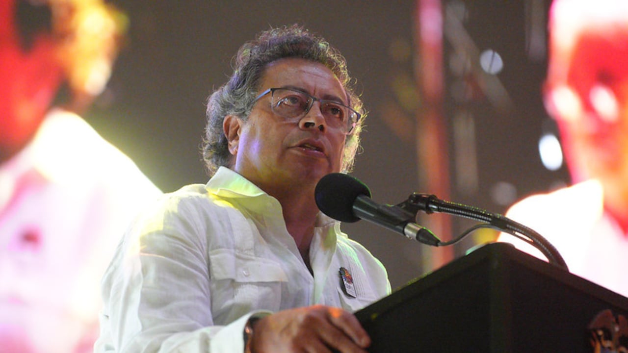 El presidente Gustavo Petro