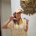Flavia Dos Santos celebra el triunfo de Lula da Silva