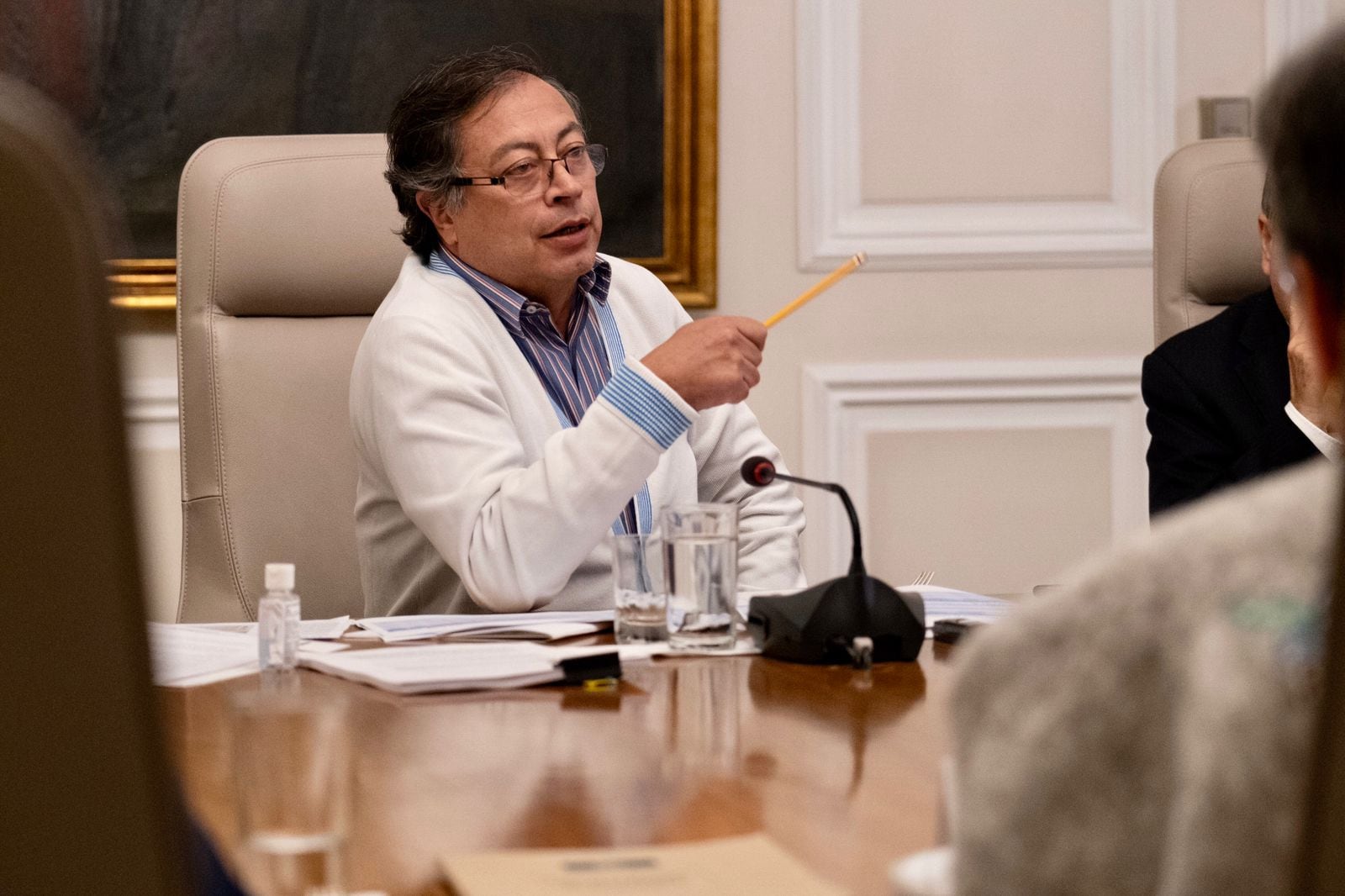 El presidente de la República, Gustavo Petro, se reunió con la alcaldesa Claudia López y el consorcio chino, para estudiar las viabilidades técnicas y financieras para que la primera línea del Metro de Bogotá sea subterránea.