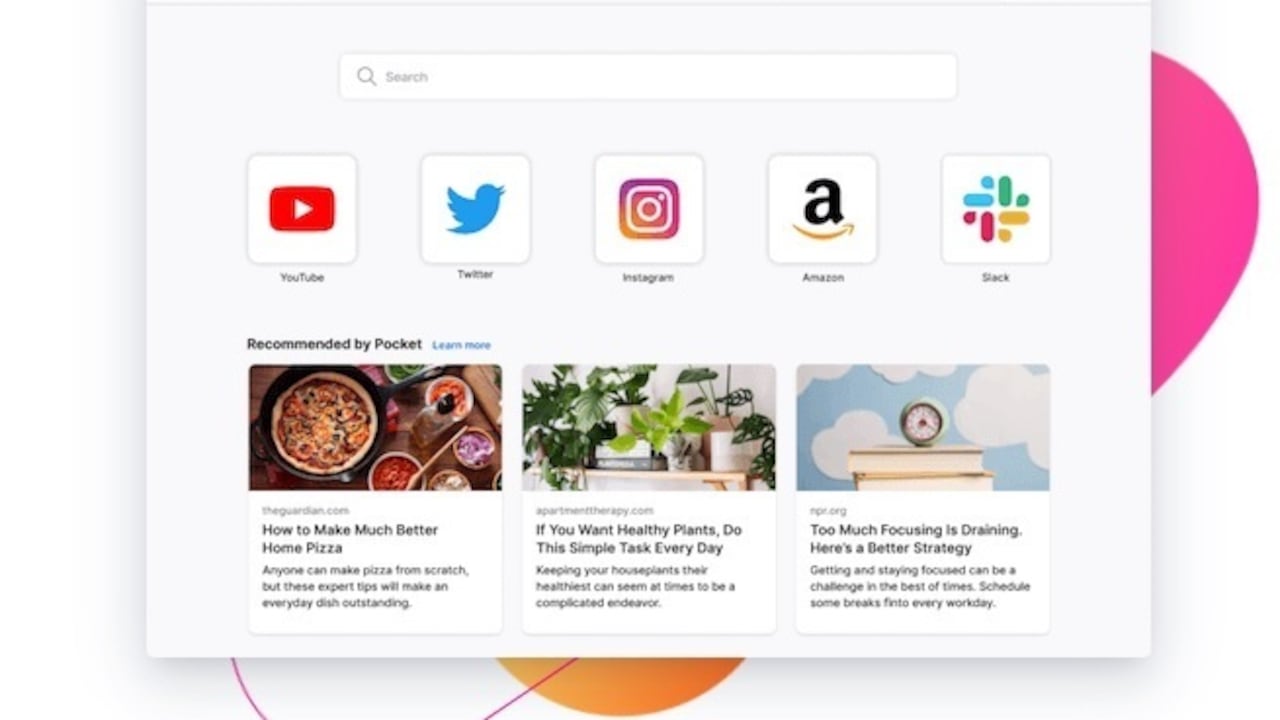 Firefox para escritorio.