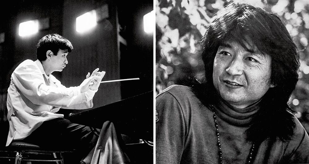 Seiji Ozawa en los inicios de su carrera.