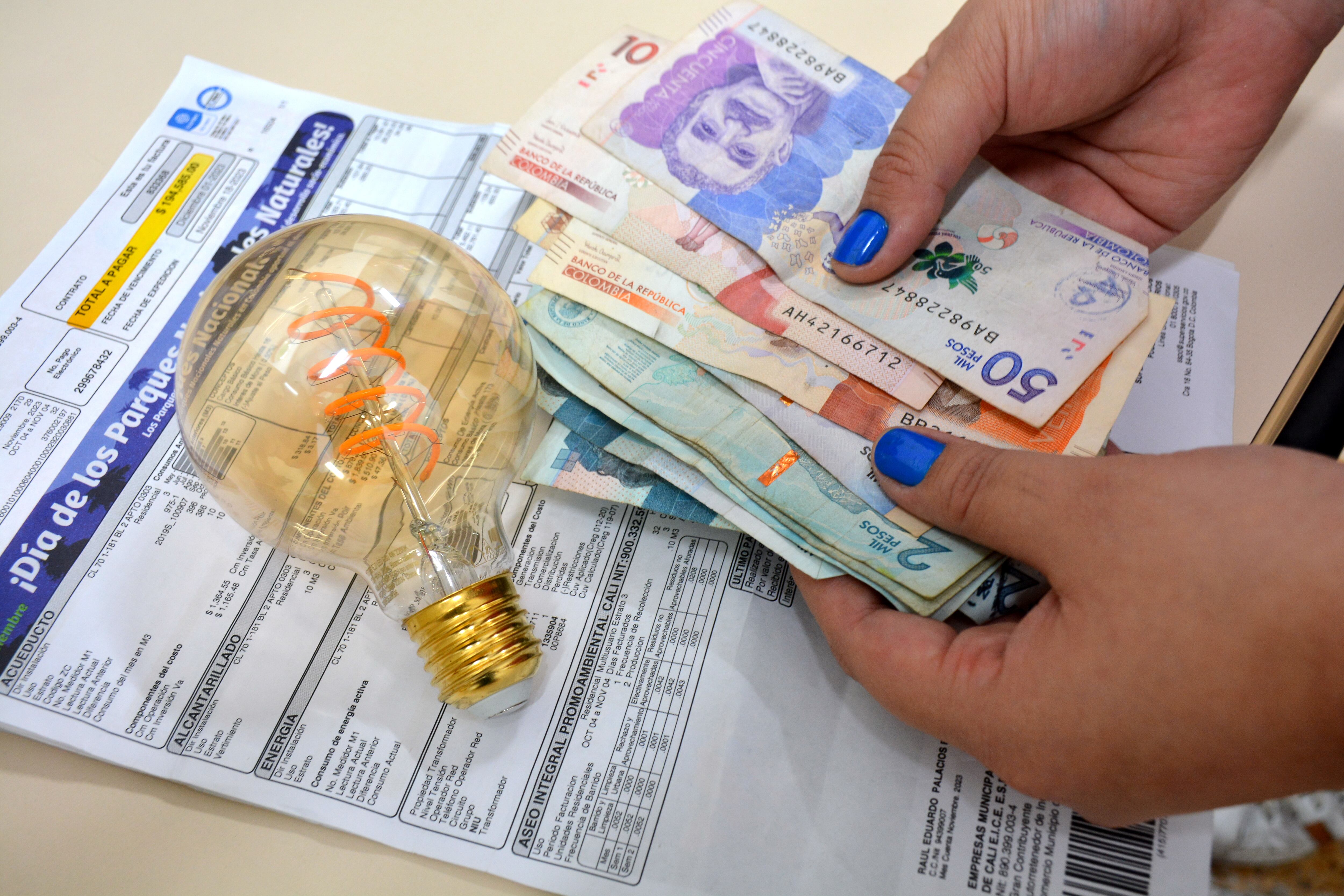 Incremento en las facturas de energía en Cali.