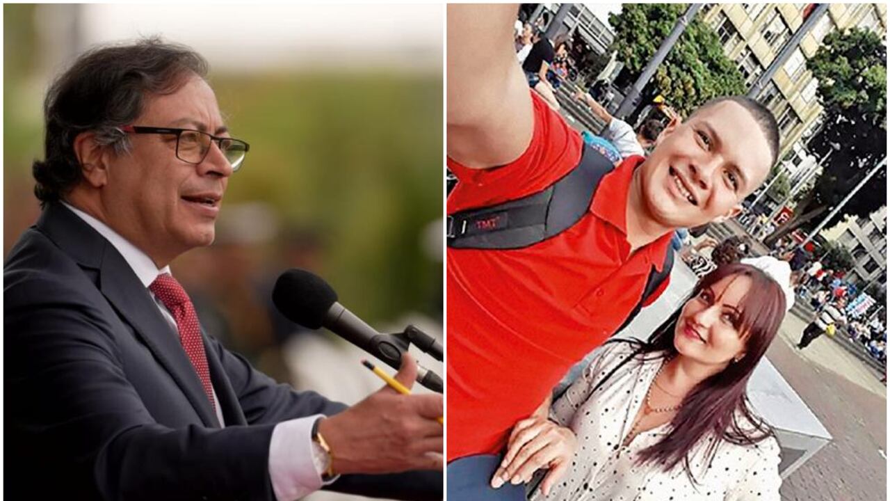 Presidente Gustavo Petro y Jhackson Alexis Arias