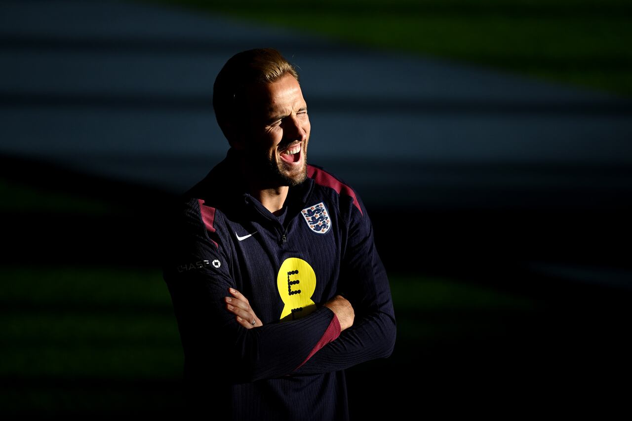 Harry Kane con la Selección de Inglaterra.