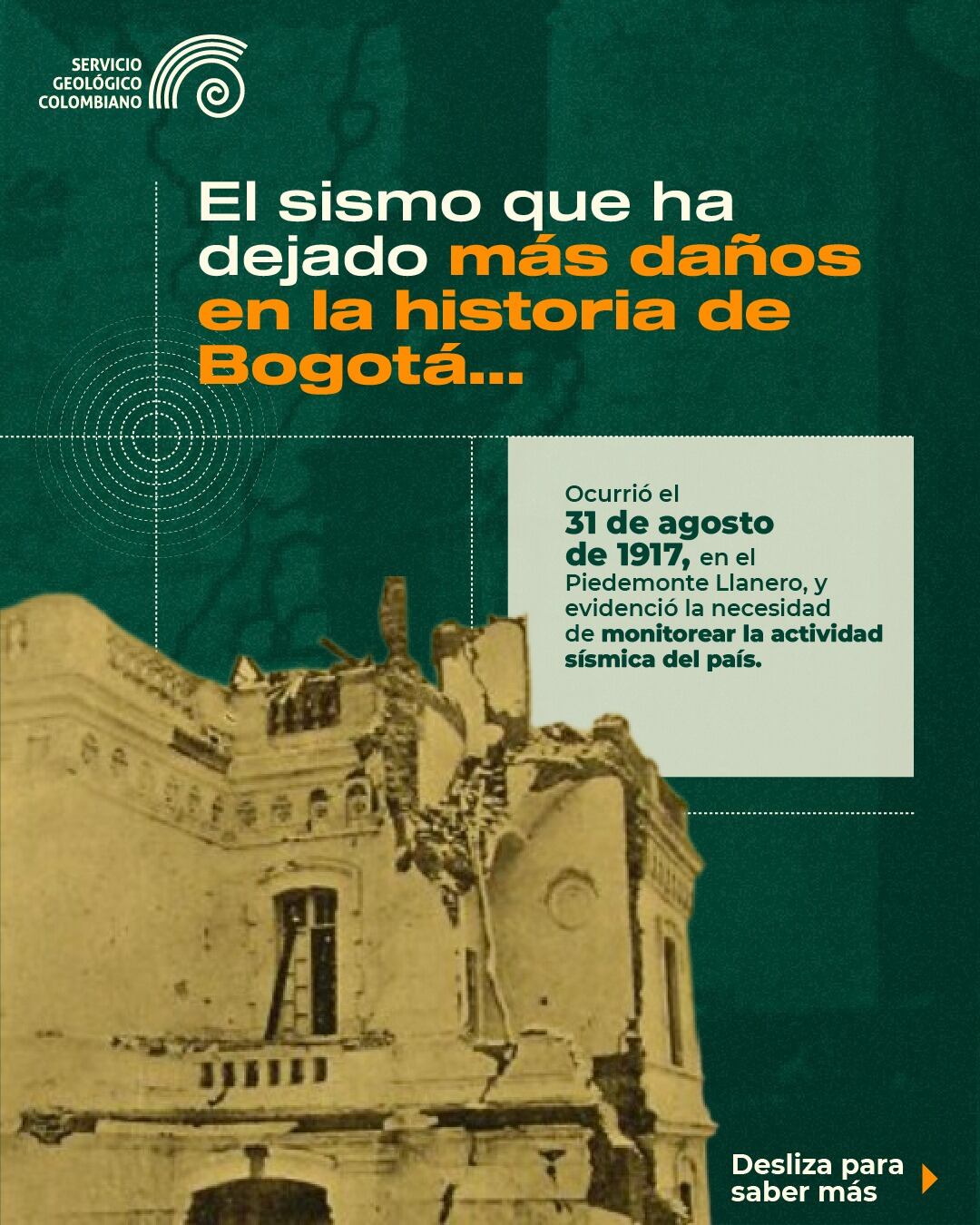 Infografías del sismo que más ha afectado a Bogotá.