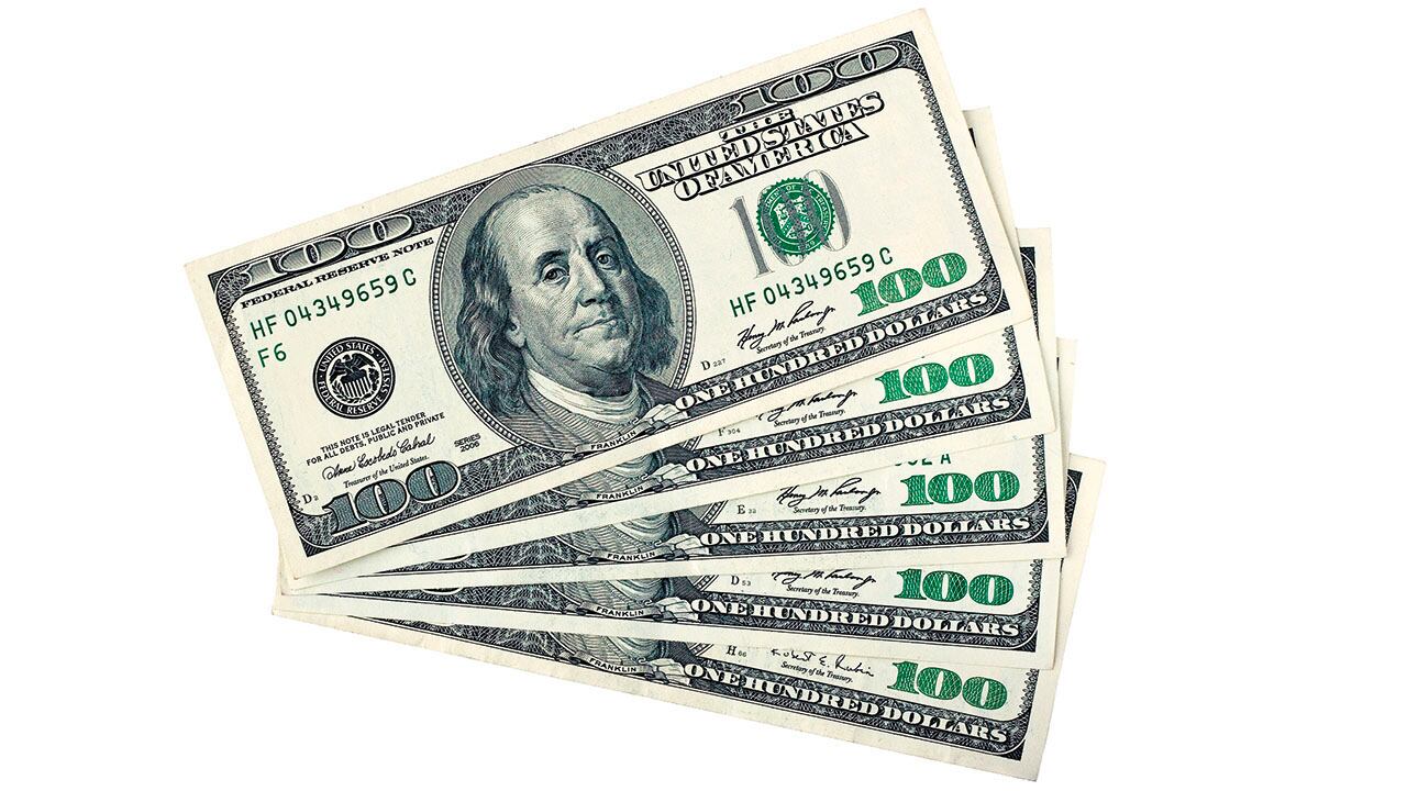 Así se mueve el dólar hoy. 