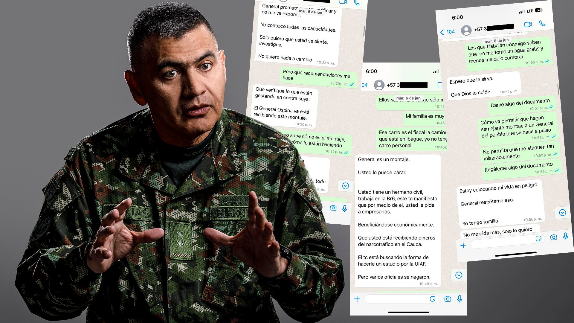 General ( r ). John Jairo Rojas. Chats WhatsApp