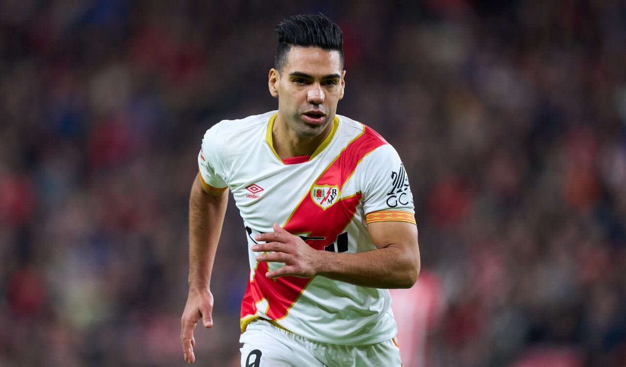 Falcao García cerró el año 2023 con gol en Rayo Vallecano