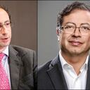 El exministro de Hacienda José Manuel Restrepo y el presidente Gustavo Petro.