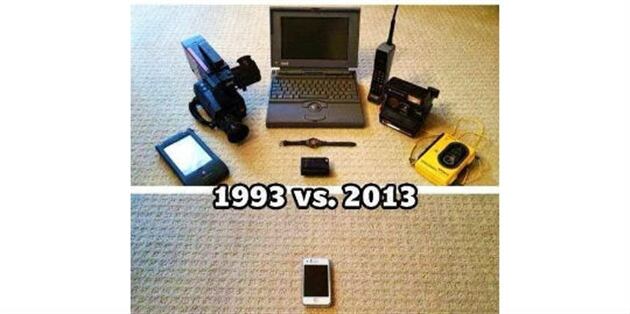 Un smartphone cumple hoy todas las funciones de varios equipos de moda hace 10 años.