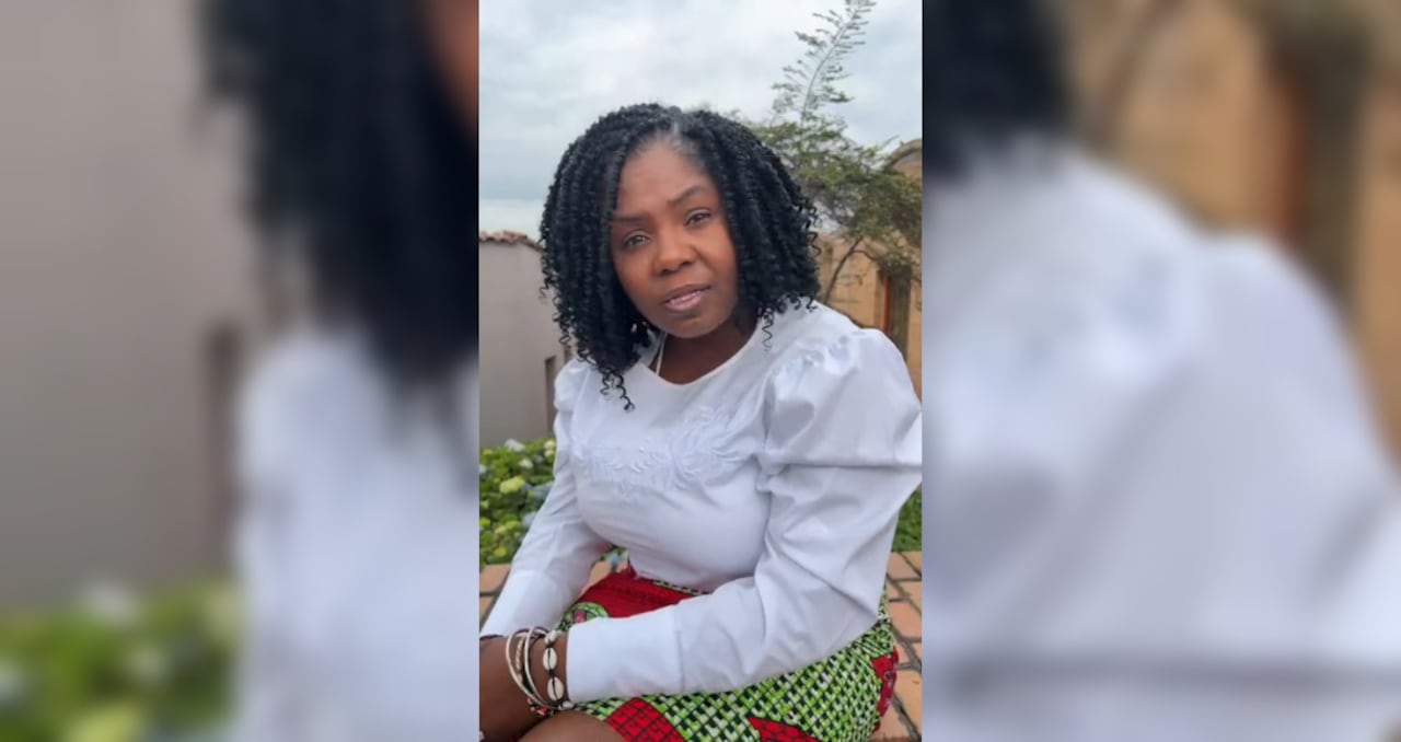 Francia Márquez, vicepresidenta de los colombianos, a través de la transmisión que hizo en Instagram para hablar de sus lujos en Dapa y su movilización en helicóptero