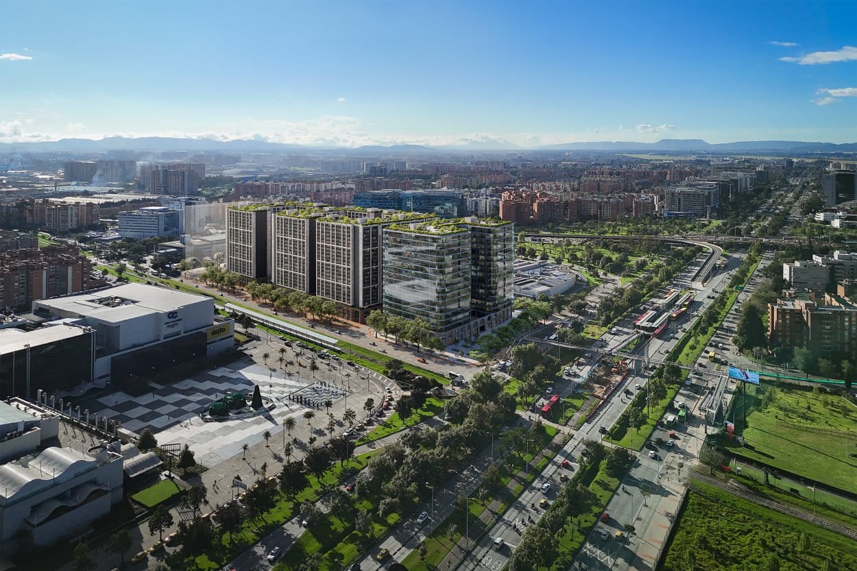SOHO 26 Distrito Urbano es un megaproyecto de uso mixto de Constructora Marval que contempla una inversión estimada de $3 billones para desarrollar vivienda, oficinas, comercio y servicios sobre la avenida calle 26, en Bogotá.