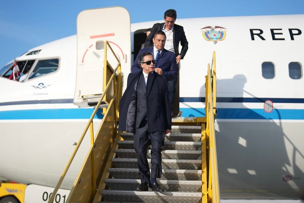 El presidente Gustavo Petro llegó a Austria en un nuevo viaje internacional.