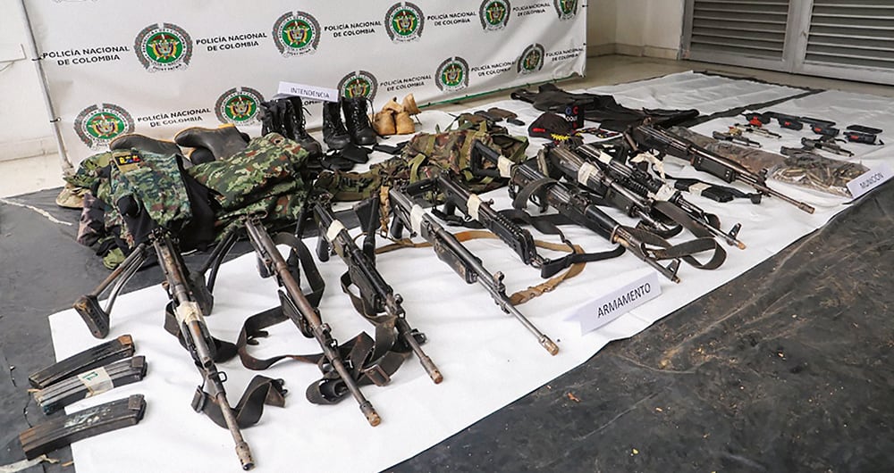 El Clan del Golfo tiene armamento de alto calibre.