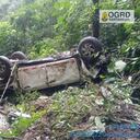 El conductor rodó alrededor de 500 metros.