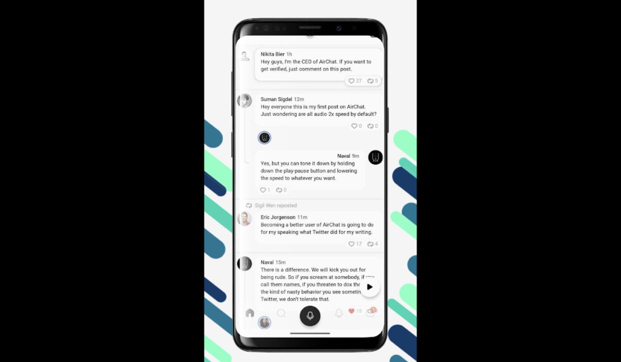 AirChat traduce los audios enviados a la app.
