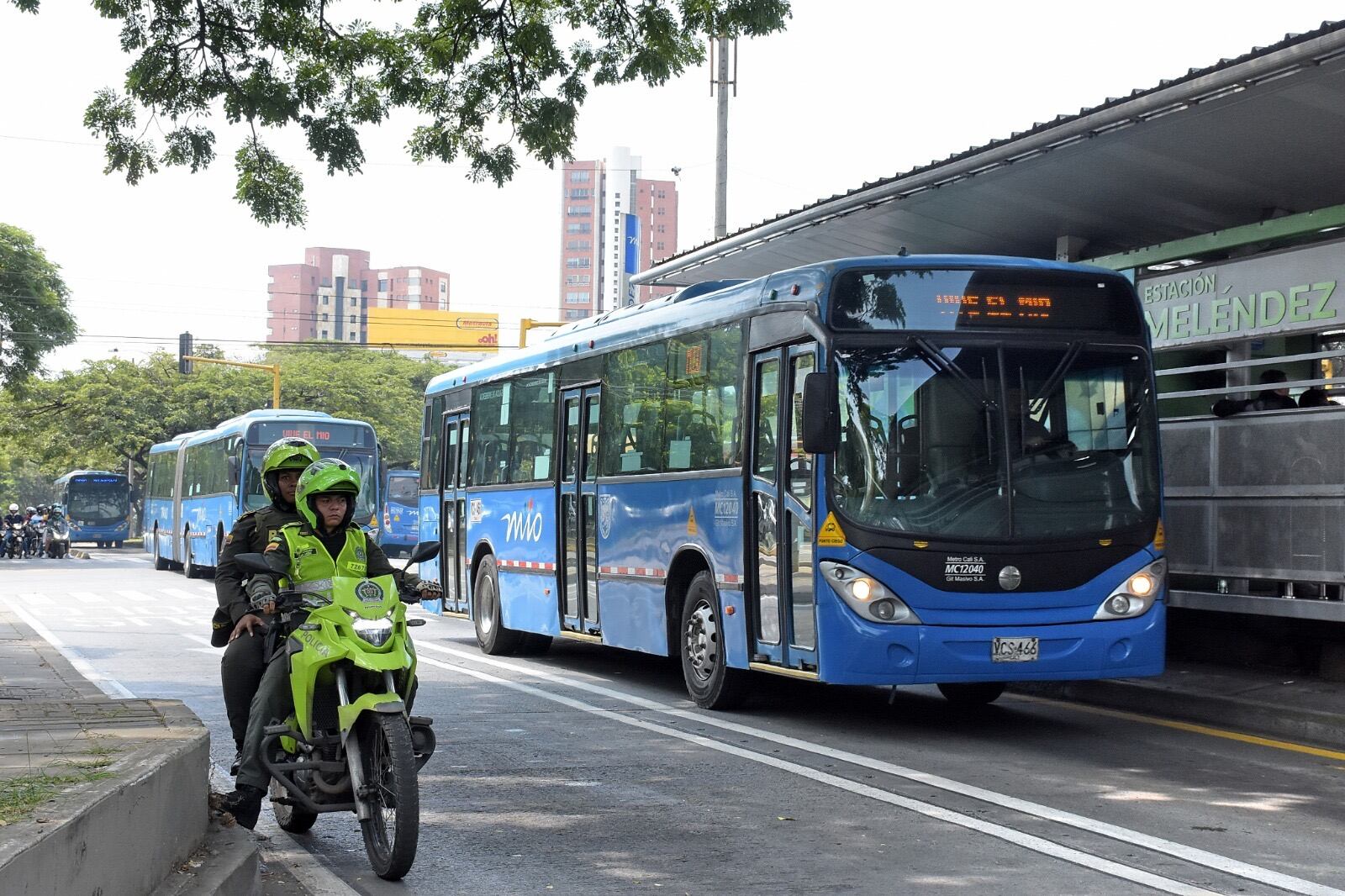 Las autoridades han incrementado los patrullajes alrededor  del Sistema de Transporte Masivo de Cali.