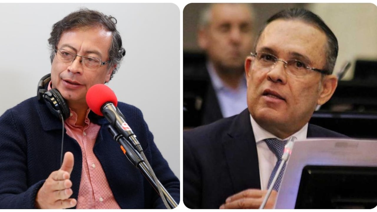 Gustavo Petro y Efraín Cepeda.