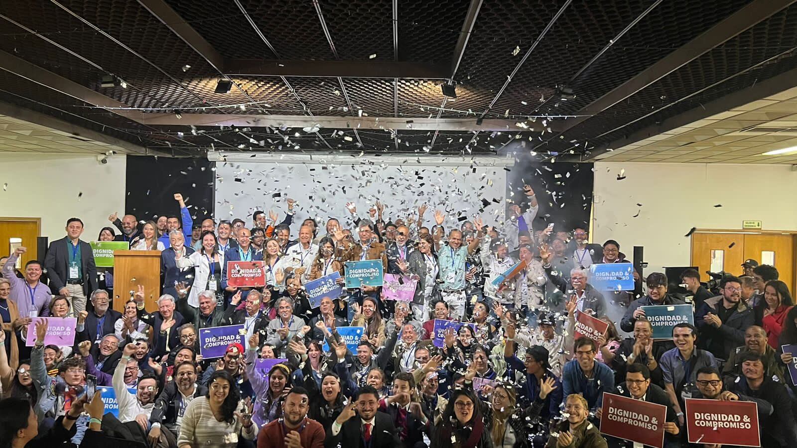 Este sábado 18 de febrero nació el partido Dignidad y Compromiso.