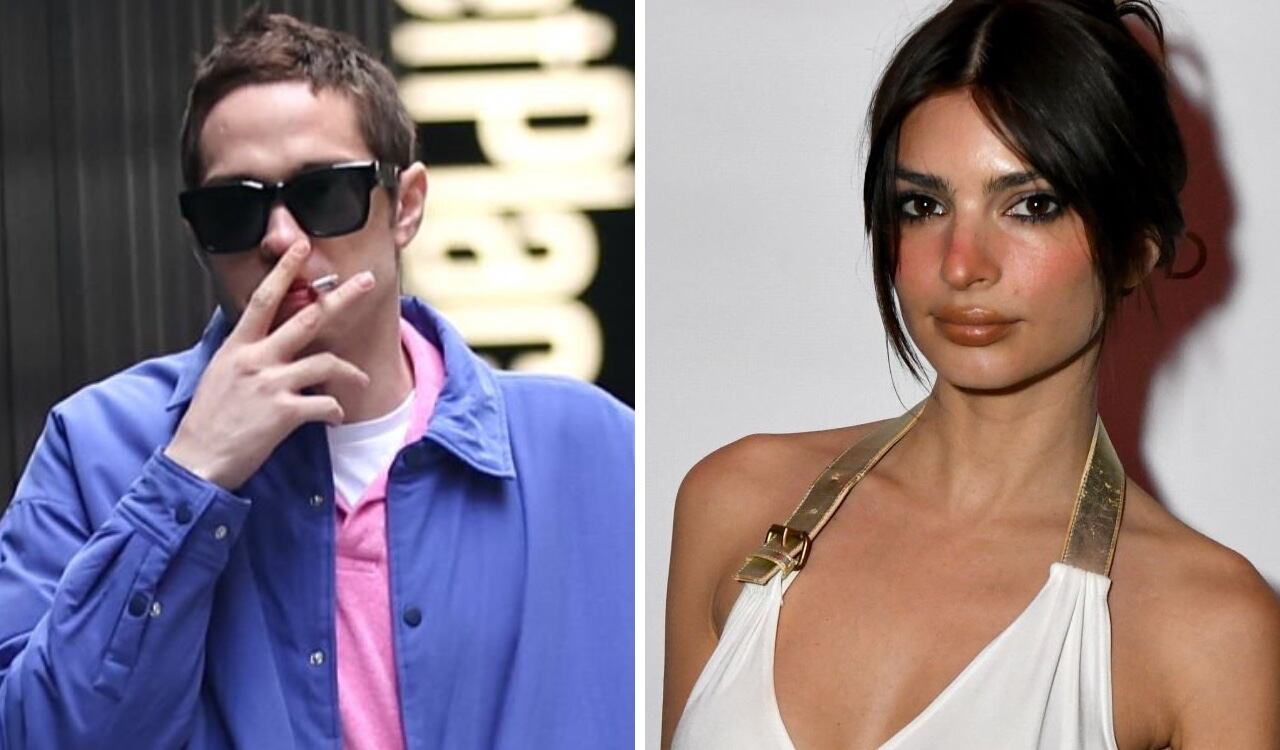 El comediante Pete Davidson (I) y la modelo Emily Ratajkowski serían la nueva pareja de Hollywood